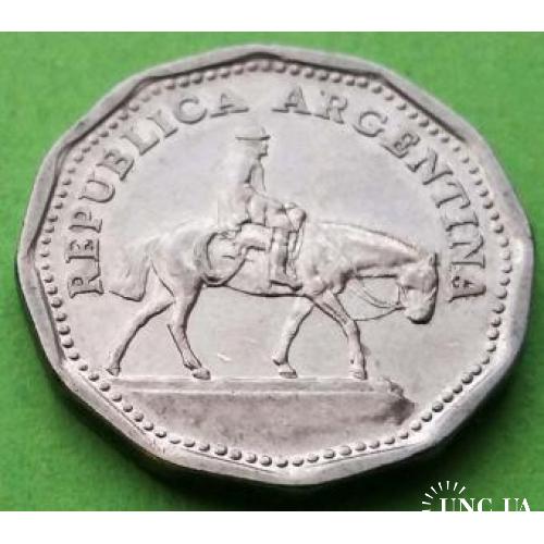 Аргентина 10 песо 1965 г.