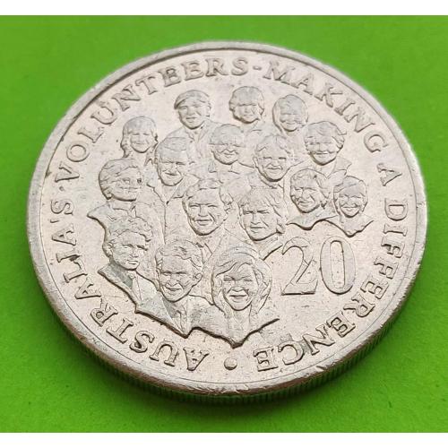 Австралия 20 центов 2003 г. (Волонтеры)