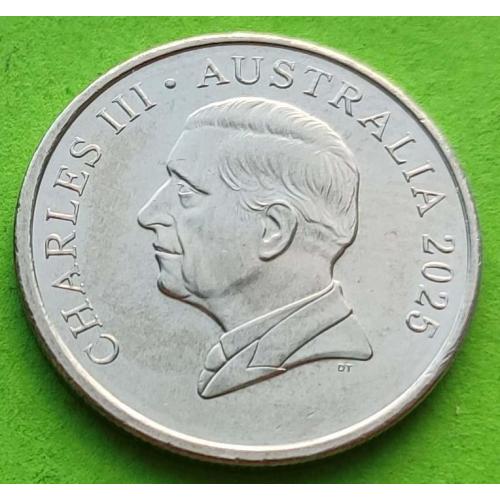 Австралия 5 центов 2025 г. (Чарльз III)