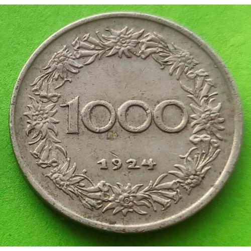 Австрия 1000 крон 1924 г. 