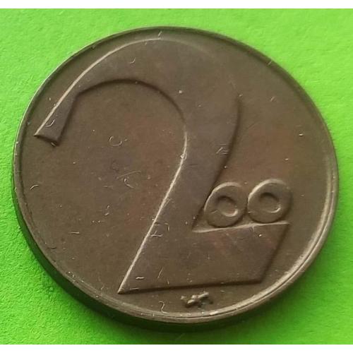 Австрия 200 крон 1924 г. - один год выпуска, отличное состояние