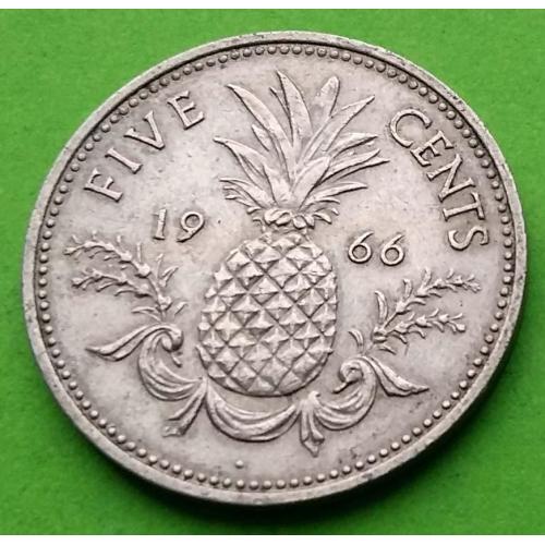 Багамские острова (Багамы) 5 центов 1966 г.