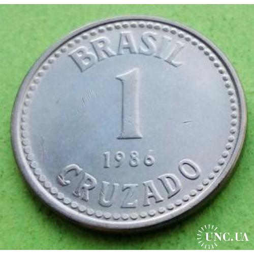 Бразилия 1 крузадо 1986 г.