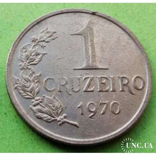 Бразилия 1 крузейро 1970 г. (большой)