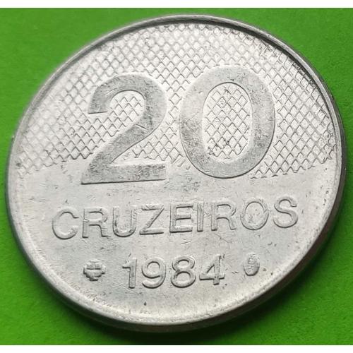 Бразилия 20 крузейро 1985 г.