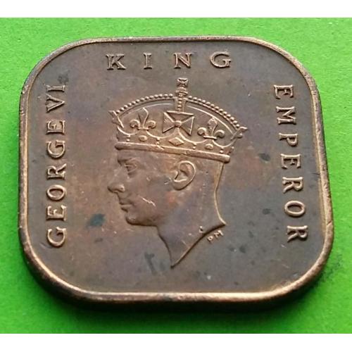 Брит. Малайя 1 цент 1943 г. (Георг VI)