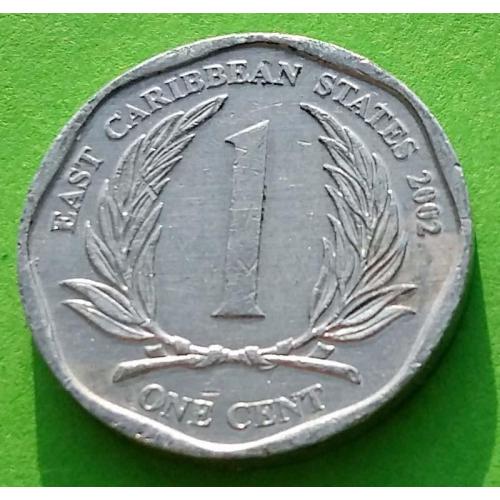 Брит. Вост. Карибы (Восточно-Карибские территории) 1 цент 2002 г.