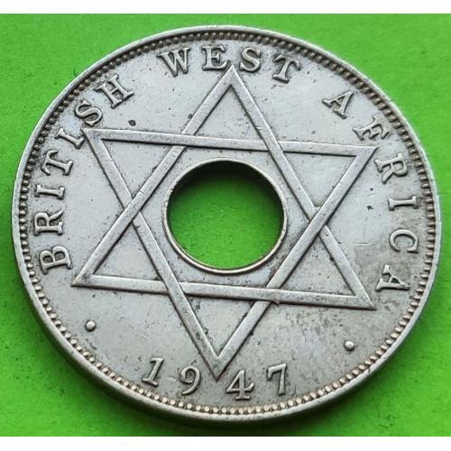 Британская Западная Африка 1/2 пенни 1947 г.  (Георг VI - император)