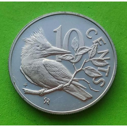 Британские Виргинские острова 10 центов 1974 г.