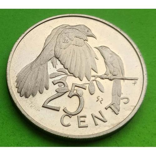 Британские Виргинские острова 25 центов 1973 г.