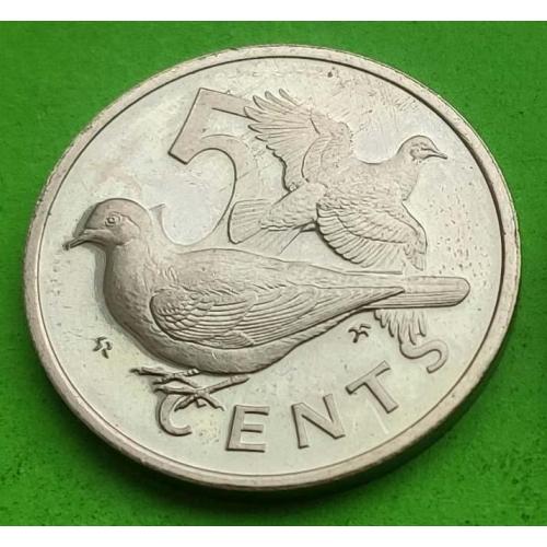 Британские Виргинские острова 5 центов 1973 г.