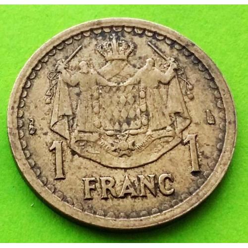 Бронза - Монако 1 франк 1945 г.