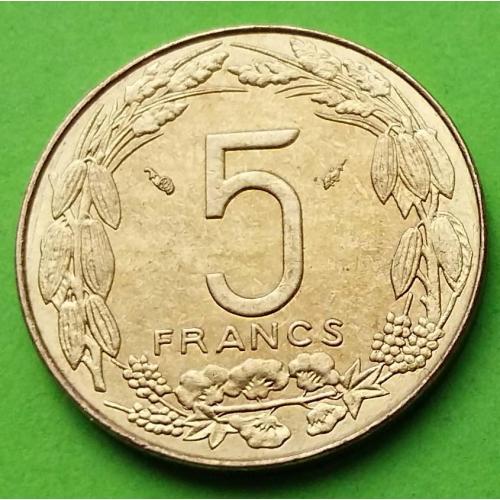 Центральная Арика 5 франков 1979 г. - отличное состояние