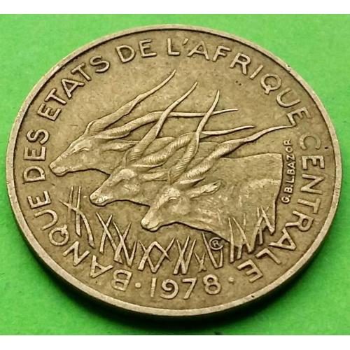 Центрально-Африканские штаты 10 франков 1978 г.