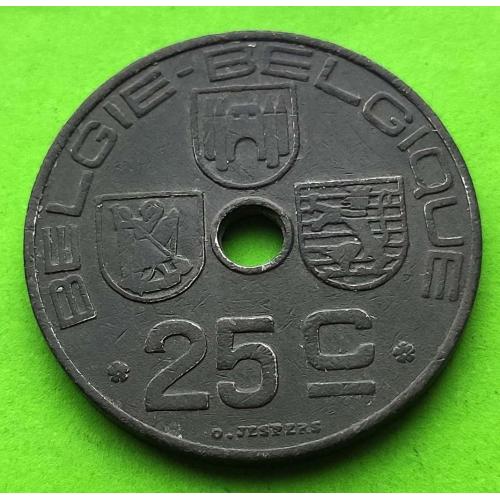 Цинк - Бельгия 25 сантимов 1946 г. (BELGIE - BELGIQUE)