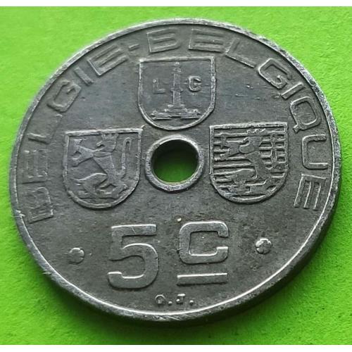 Цинк - Бельгия 5 сантимов 1941 г. (BELGIE - BELGIQUE)