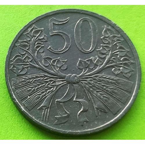 Цинк - Богемия и Моравия (Чехословакия) 50 геллеров 1942 г. - симпатичная