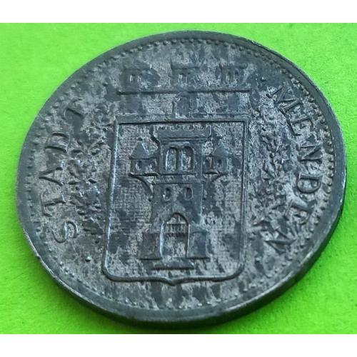 Цинк - Германия (Менден) нотгельд 10 пфеннигов 1917 г.