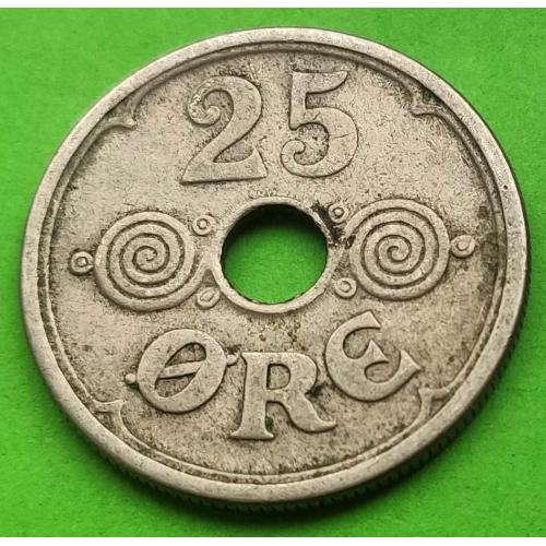Дания 25 эре 1924 г. - неплохое состояние