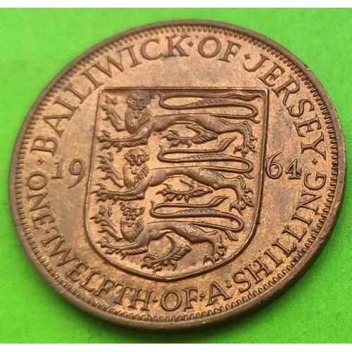  Джерси 1/12 шиллинга 1964 г. (Елизавета II)