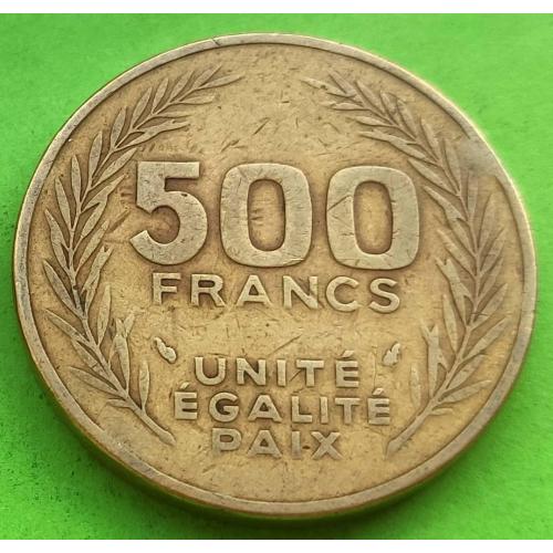 Джибути 500 франков 1989 г.