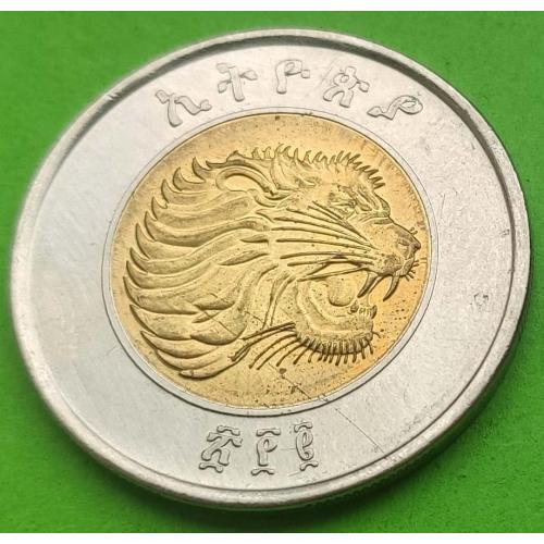 Эфиопия 1 бирр (бир, быр, бырр) 2010 г.