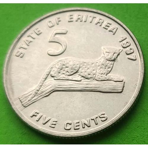 Эритрея 5 центов 1997 г.