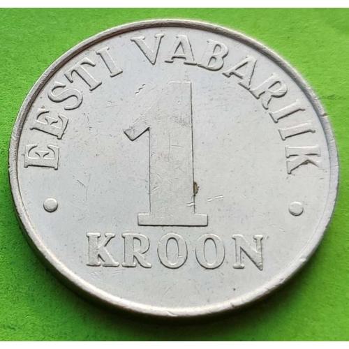 Эстония 1 крона 1993 г.
