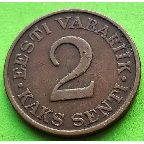 Эстония 2 сенти 1934 г.