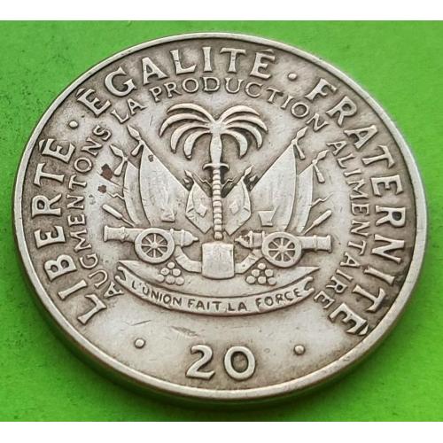 ФАО - Гаити 20 сантимов 1975 г.