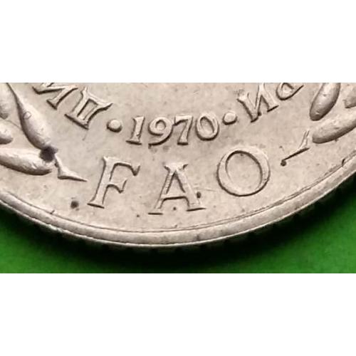 ФАО - Югославия 2 динара 1970 г.