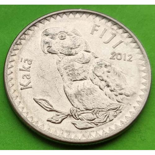 Фиджи 20 центов 2012 г. (попугай Нестор - Кака)