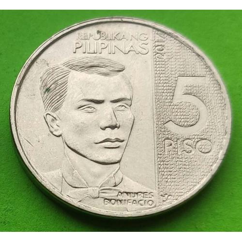 Филиппины 5 писо 2017 г.