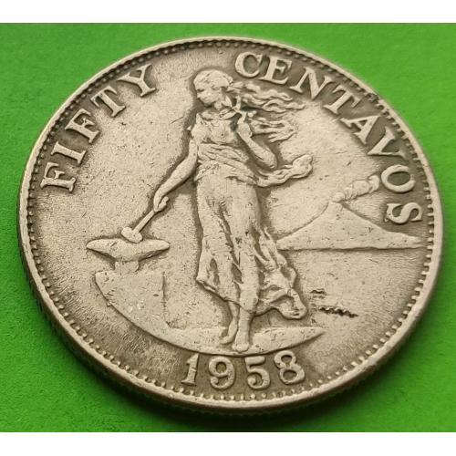 Филиппины 50 сентимо 1958 г.