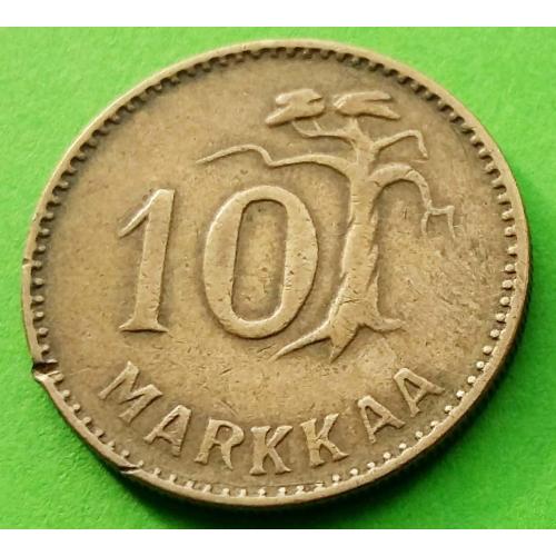 Финляндия 10 марок 1953 г. 
