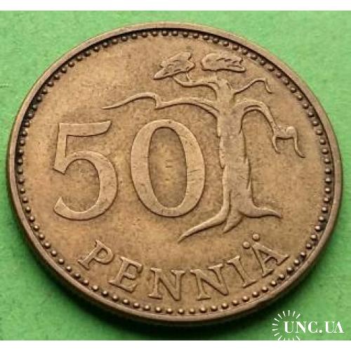 Финляндия 50 пенни 1971 г. - отличное состояние