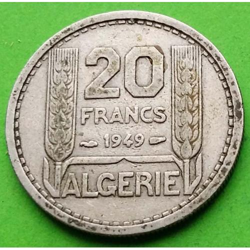 Фр. Алжир 20 франков 1949 г.