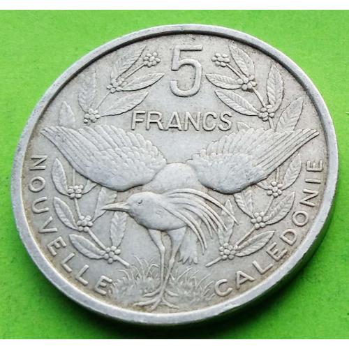 Фр. Каледония 5 франков 1952 г. (без I.E.O.M.)