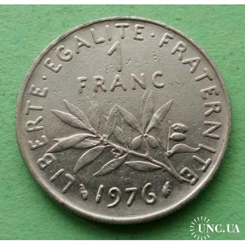 Франция 1 франк 1976 г.