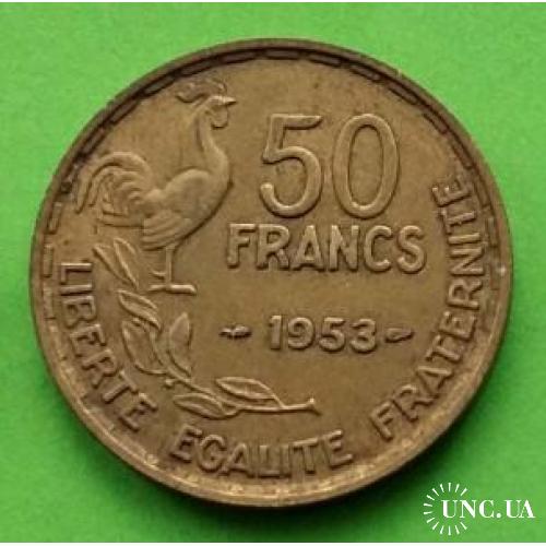Франция 50 франков 1953 г.