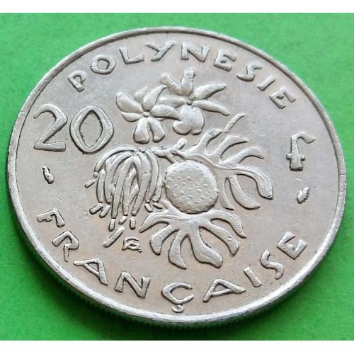 Французская Полинезия 20 франков 1988 г. (с I.E.O.M.)