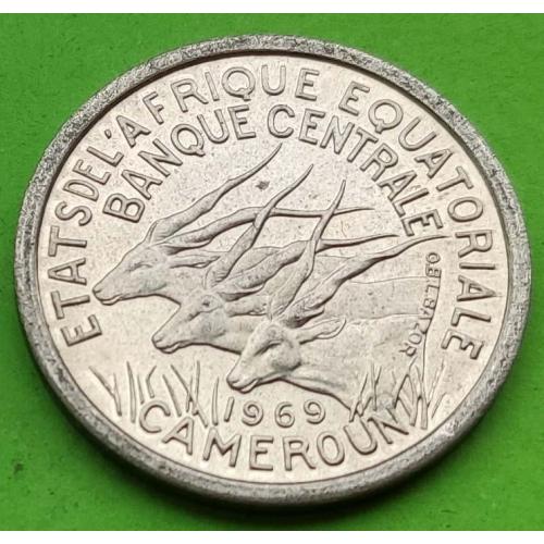 Французский Камерун 1 франк 1969 г.