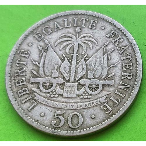 Гаити 50 сантимов 1907 г. - хорошее состояние