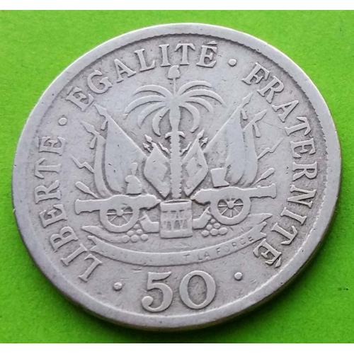 Гаити 50 сантимов 1908 г.