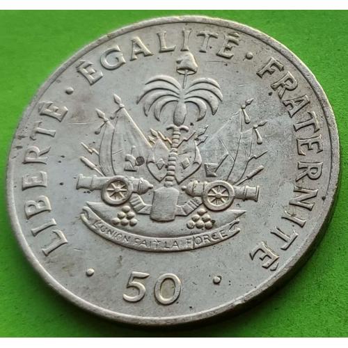  Гаити 50 сантимов 1991 г.