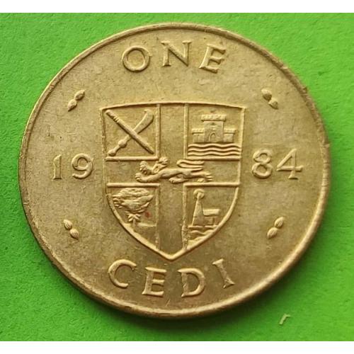 Гана 1 седи 1984 г. - редкий номинал