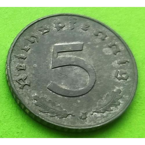 Германия 5 пфеннигов 1941 г. (J)