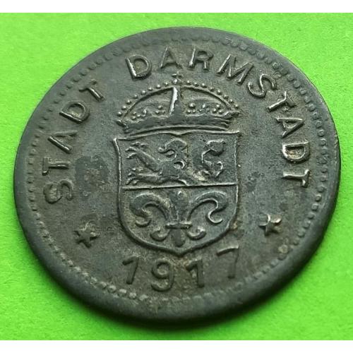 (+++) Германия (Дармштадт) нотгельд 10 пфеннигов 1917 г. 