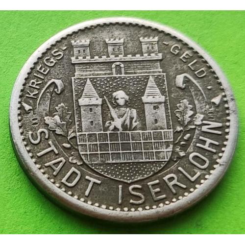 Германия (Изерлон) нотгельд 10 пфеннигов 1918 г.