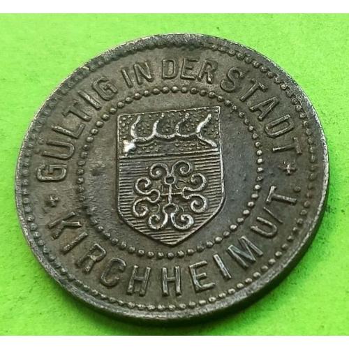 (+++) Германия (Кирхейм) нотгельд 10 пфеннигов 1917 г.